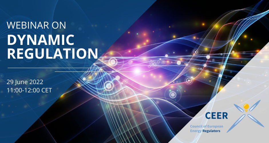 CEER Webinar on Dynamic Regulation 2022