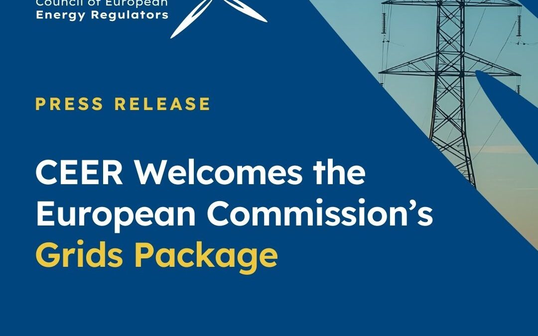CEER Welcomes the European Commission’s Grids Package