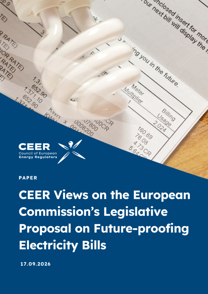 CEER Views on the European Commission’s Legislative Proposal on Future-proofing Electricity Bills