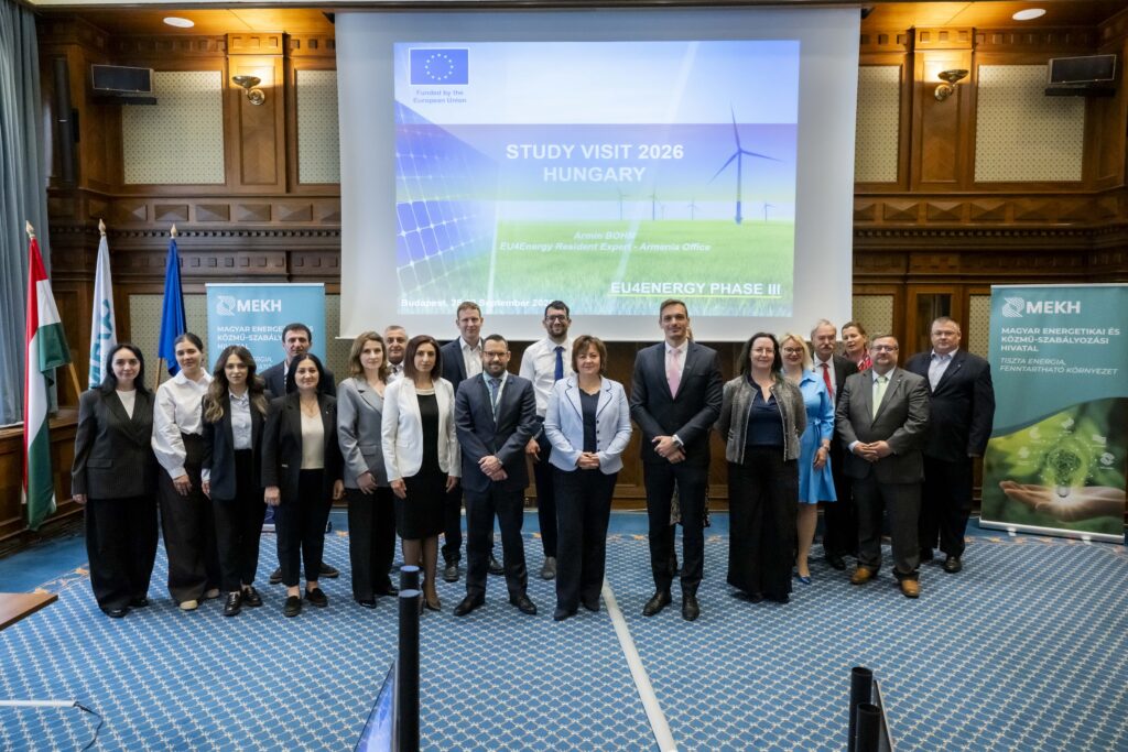 EU4Energy Phase III Strengthens Regulatory Cooperation between Armenia and Hungary through Expert Study Visit